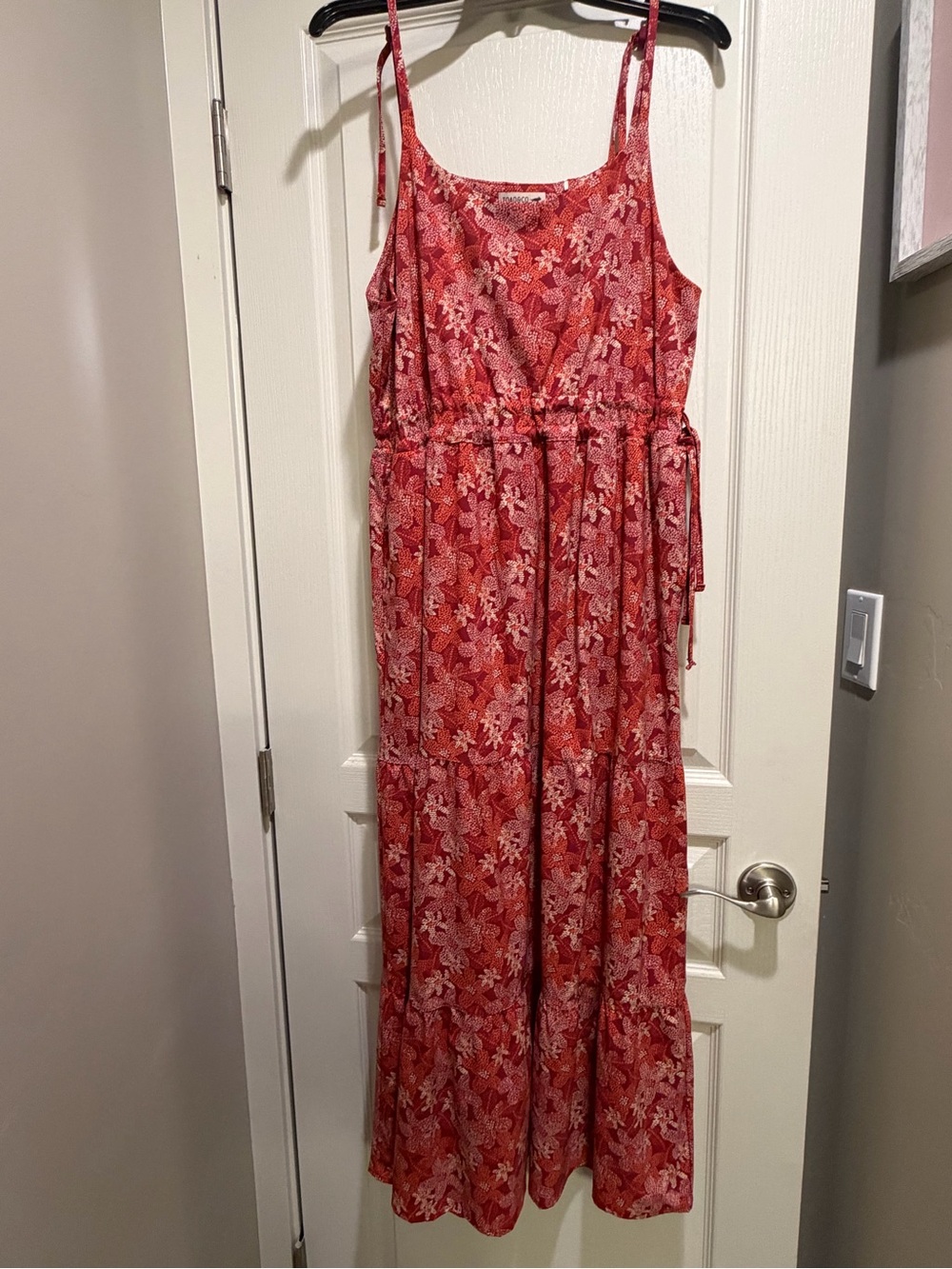 Toad&Co Sunkissed Tiered Maxi Dress - Beet Dot Floral